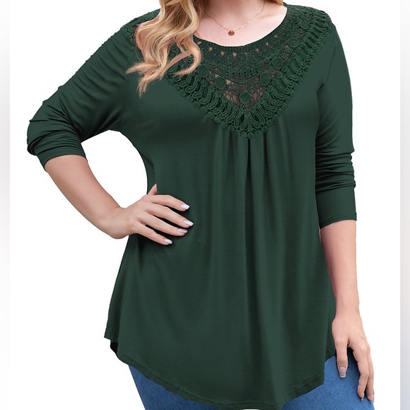 a.Jesdani Women's Plus Size Blouses 2X - Picture 2 of 6